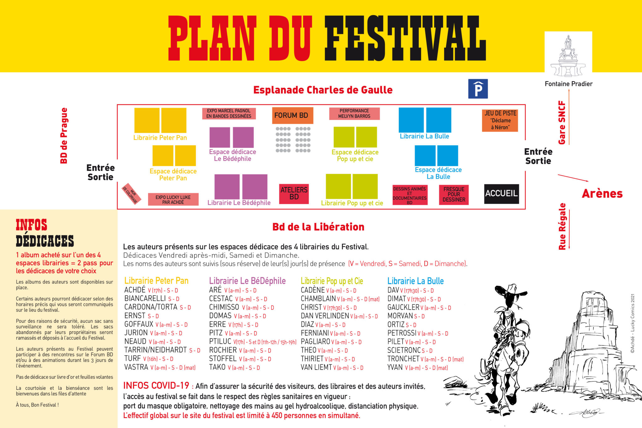 PLAN DU FESTIVAL Festival BD Nîmes